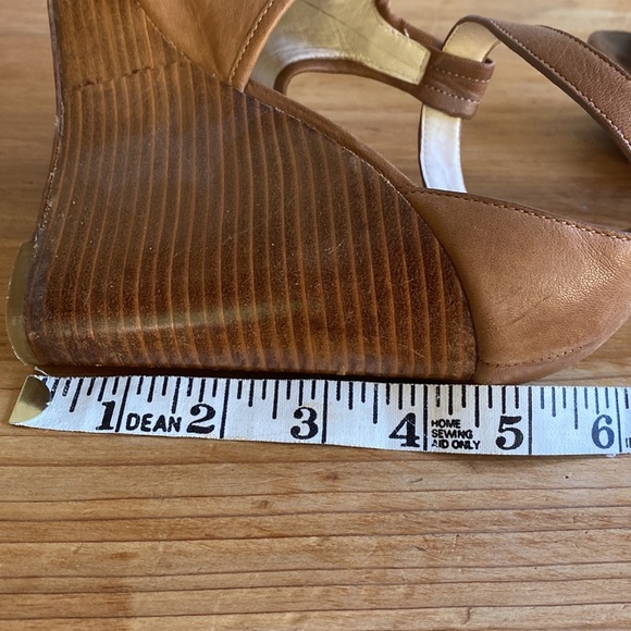 Coach leather and wood wedges - Picture 9 of 9